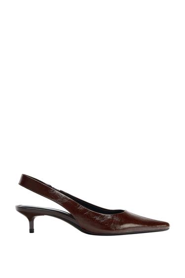 ZAPATO TACÓN DESTALONADO PIEL