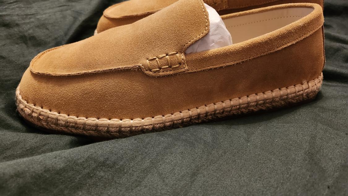 LEATHER AND JUTE DECK SHOES - Image 3
