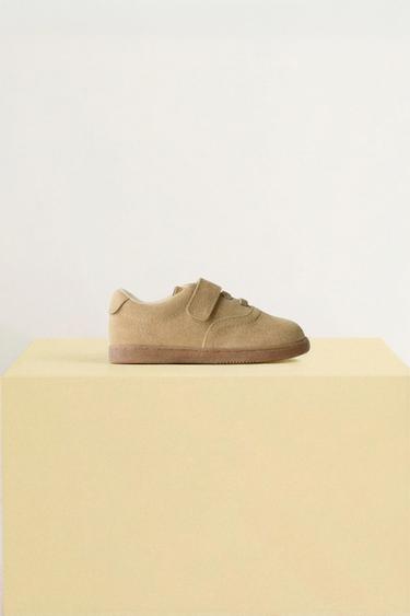 TENNIS OU BASKET CUIR - Marron sable de Zara - Image 10