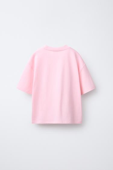 T-SHIRT FESTIVAL STRASS - Rose de Zara - Image 1