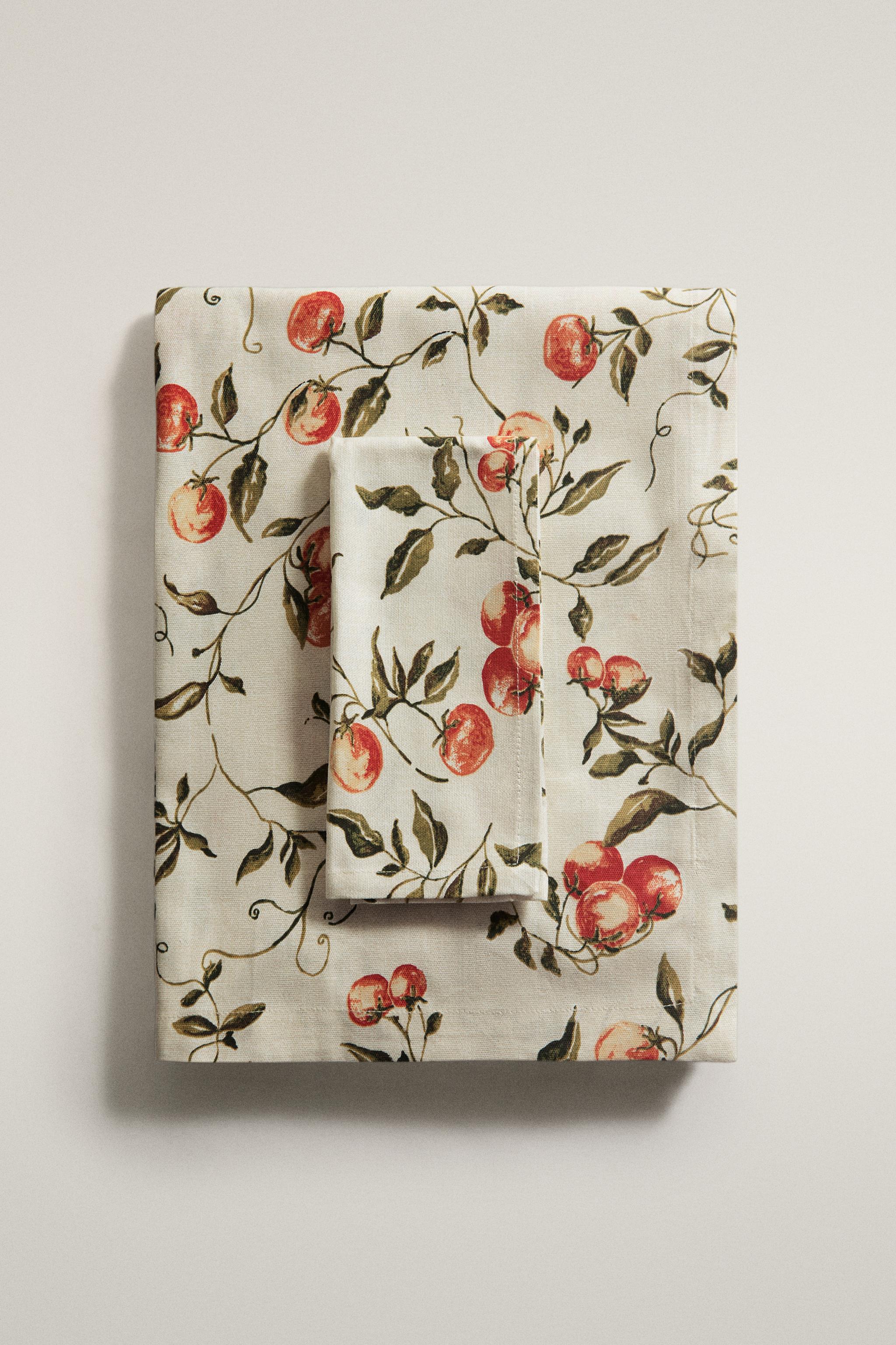 NAPPE IMPRIMÉ TOMATES