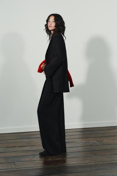 PANTALON TAILLE BASSE - Noir de Zara - Image 3