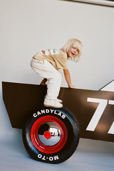 CAMISETA ESTAMPADA CANDYLAB © - castanho da Zara