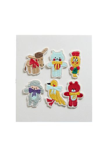 키즈 패치 세트 X THE ANIMALS OBSERVATORY(6개입) - Zara 멀티컬러