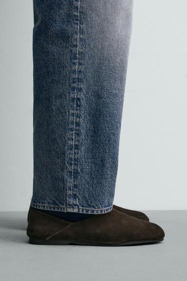 LEATHER SHOES WITH VIBRAM® SOLE AARON LEVINE X ZARA - Brown by Zara - Image 1