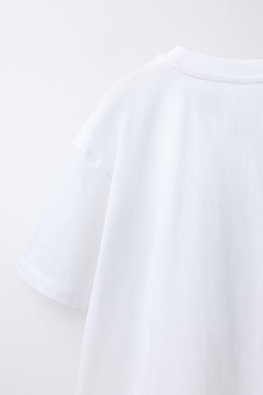 Zara JOGGING T-SHIRT - White