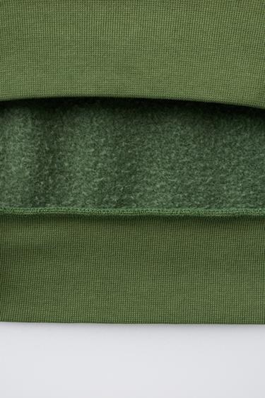 GARMENT DYE SWEATSHIRT AND JOGGERS SET - Green by Zara - Image 7