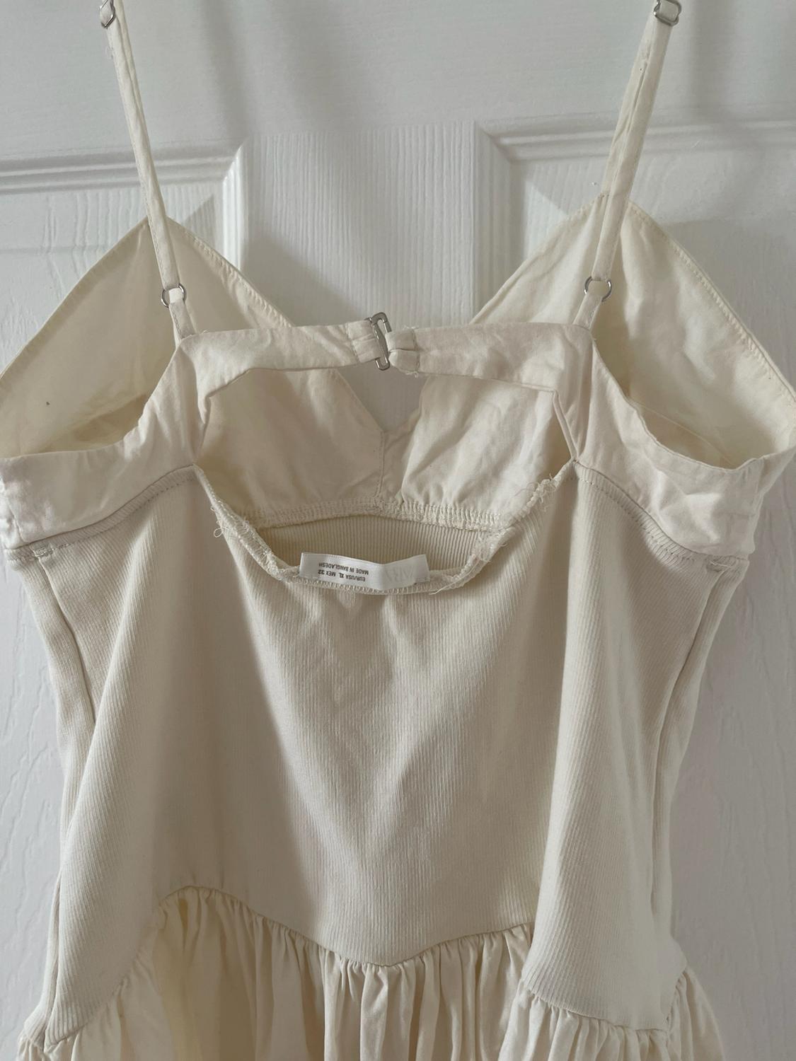 POPLIN CONTRAST DRESS - Image 5