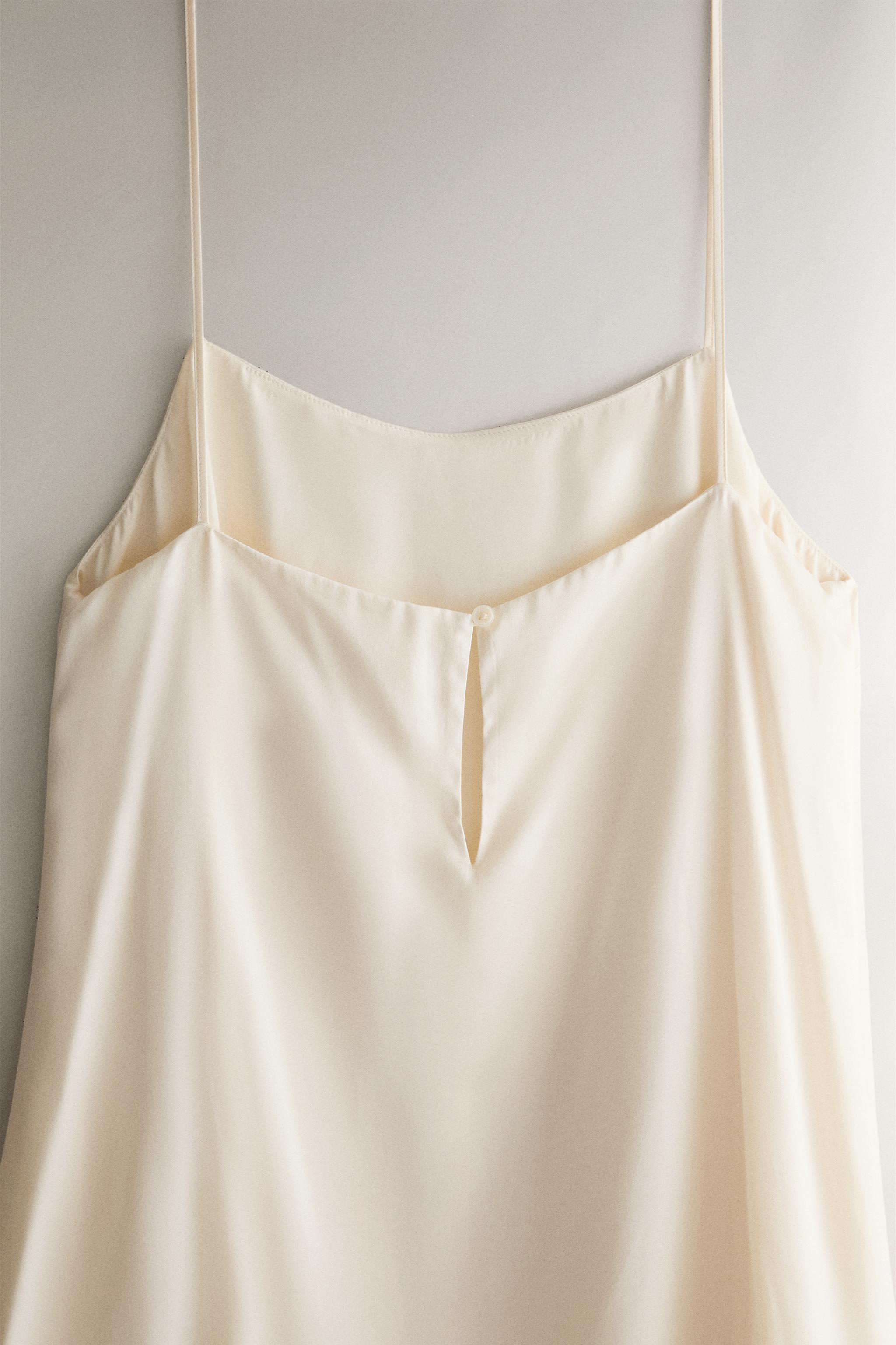 Женские платья Zara TWO-PIECE MULBERRY SILK DRESS — фото 5