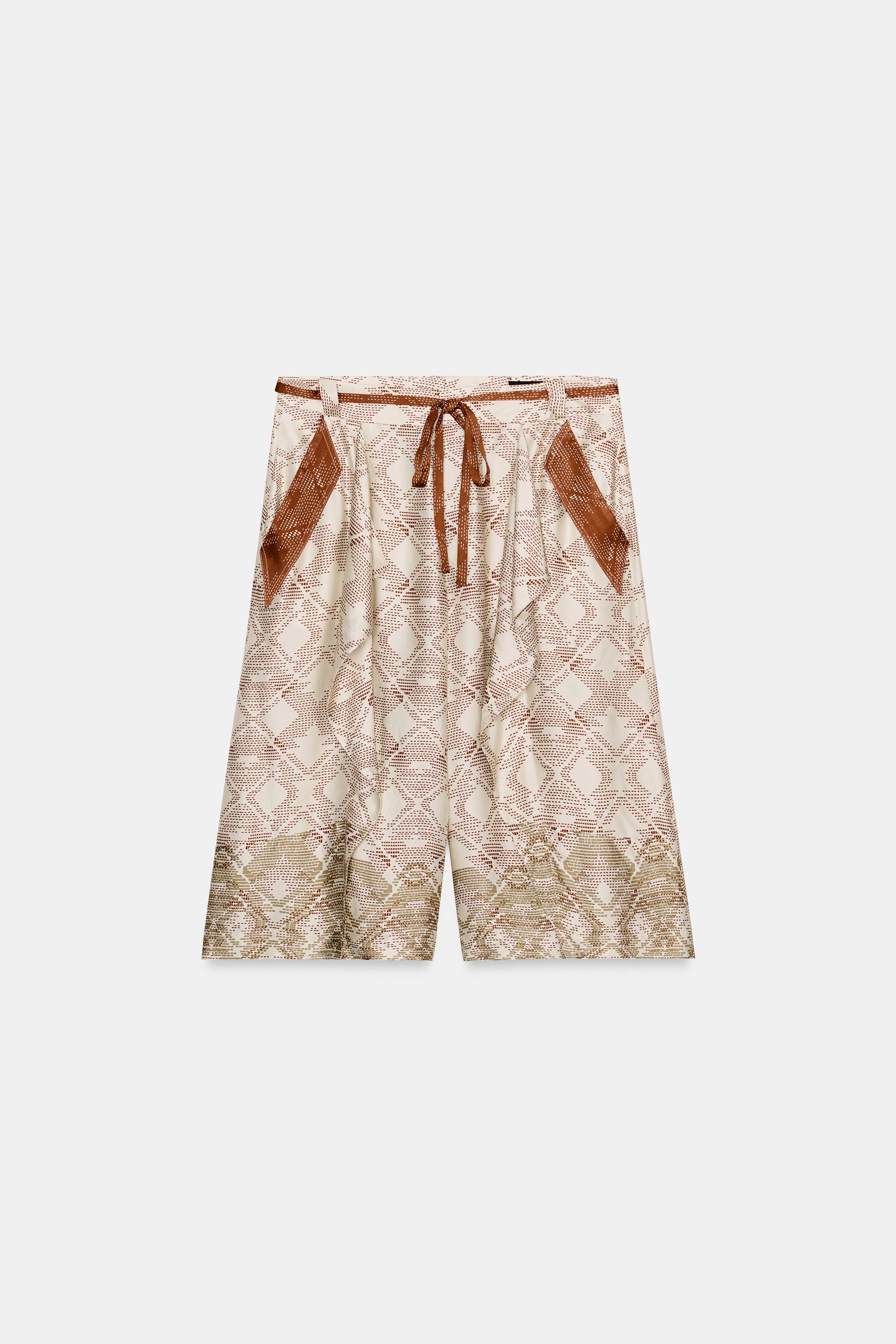 PRINTED FLOWY SHORTS ZW COLLECTION
