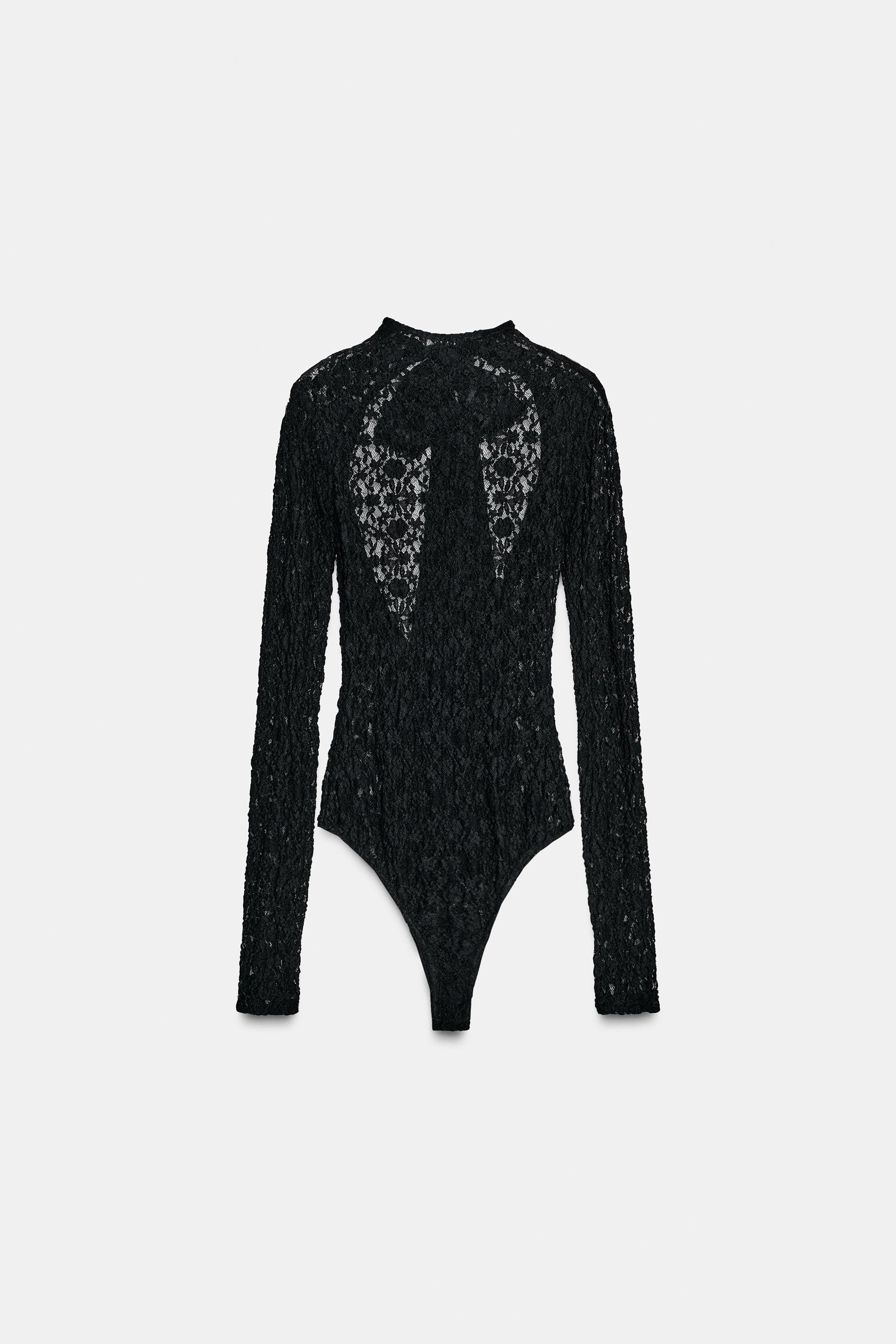 黒 SSA ロゴ ボディスーツ ボディスーツ - レディース | ZARA 日本