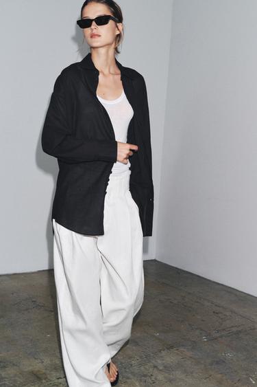 OVERSIZE-HEMD ZW COLLECTION - Schwarz von Zara - Bild 0