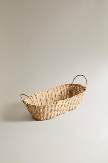 OVAL BREAD BASKET - Light beige by Zara