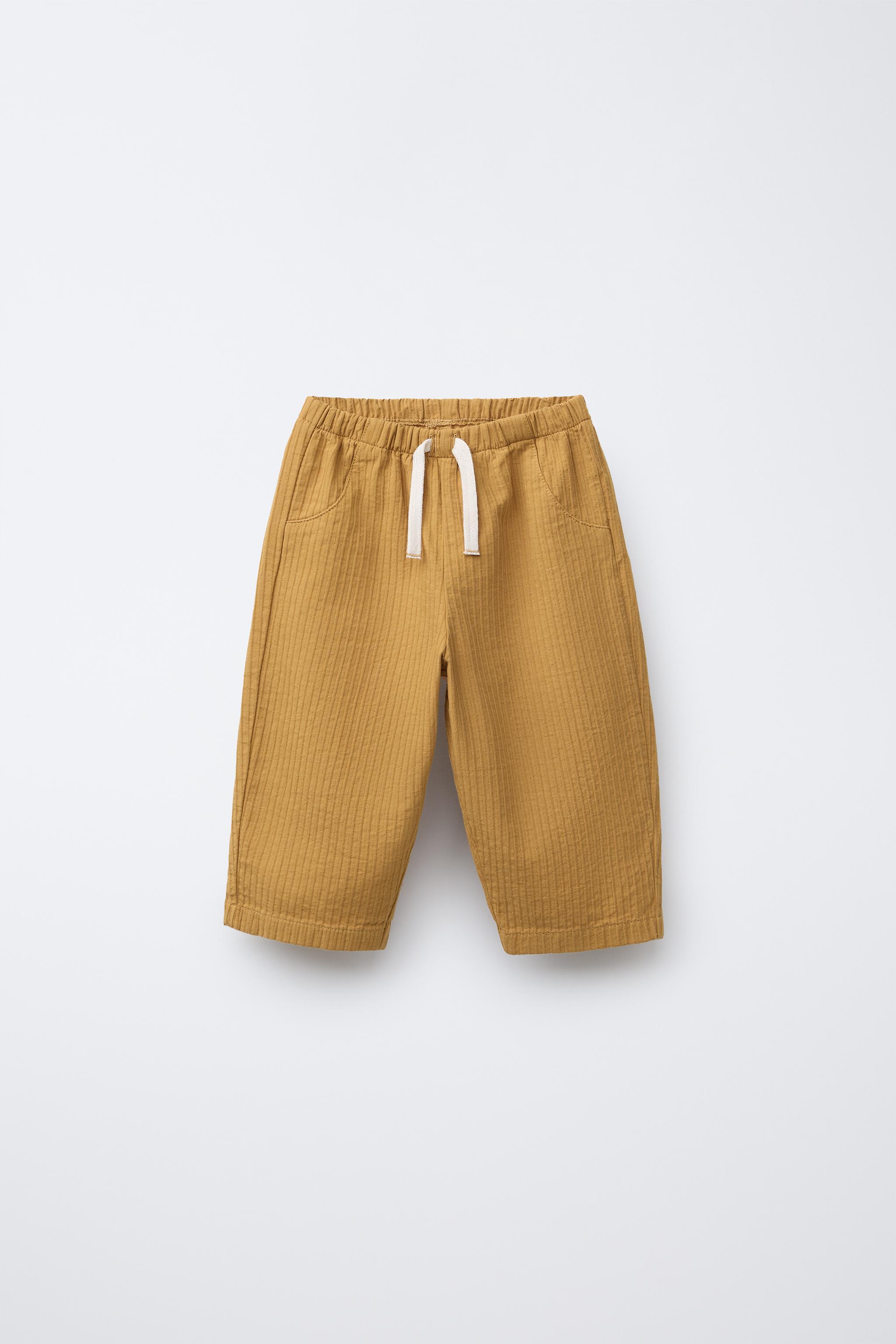 TEXTURED BAGGY PANTS