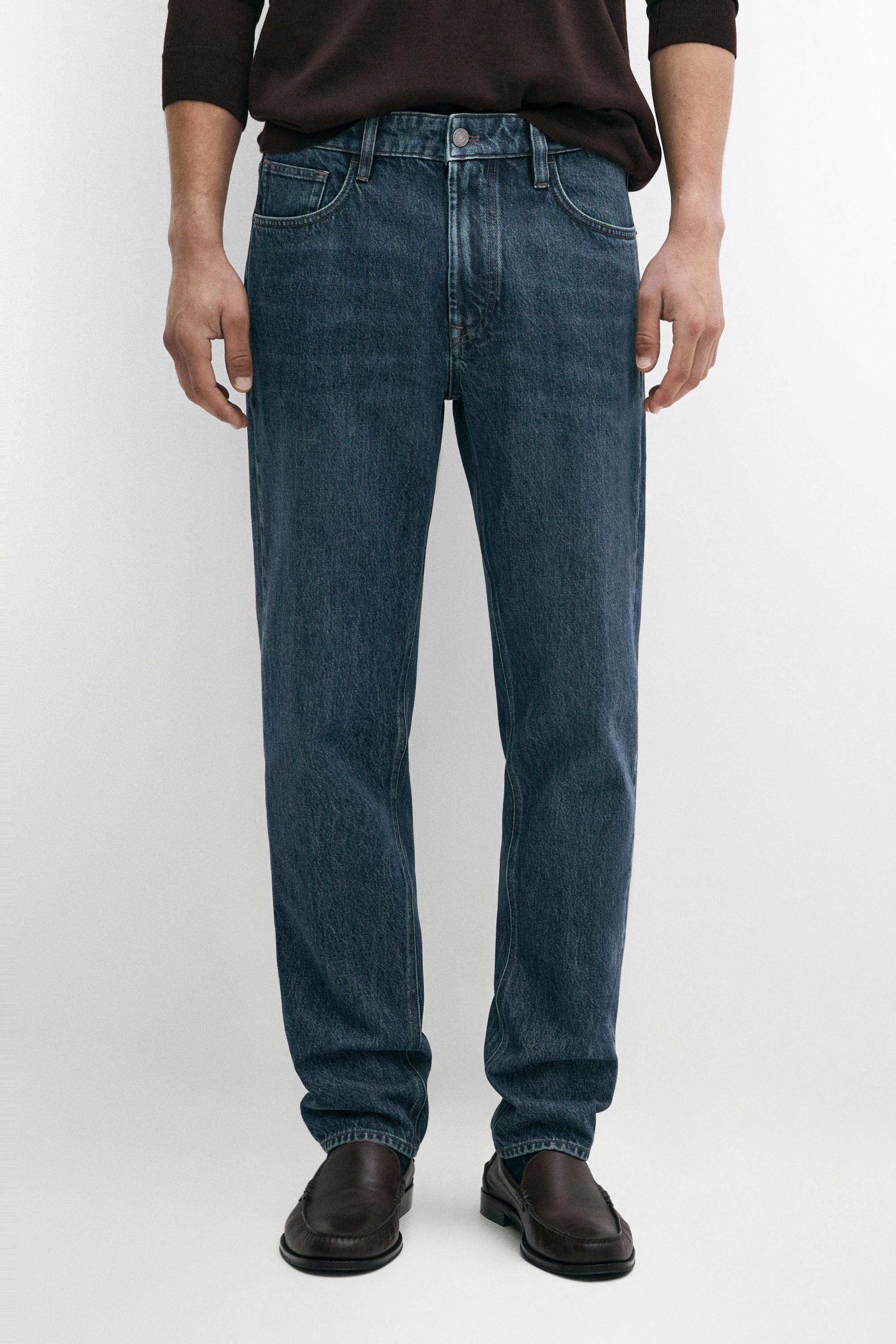 Tapered fit jeans — Indigo