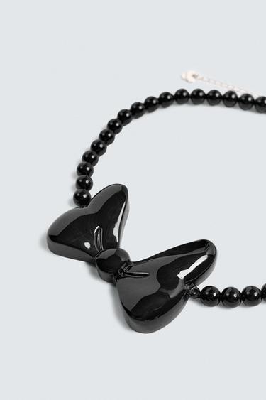 COLLIER NŒUD HARRY LAMBERT FOR ZARA X DISNEY - Noir de Zara - Image 1