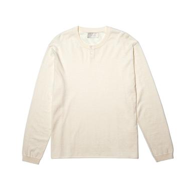 COTTON - CASHMERE BUTTONED NECK JUMPER - Ecru by Zara