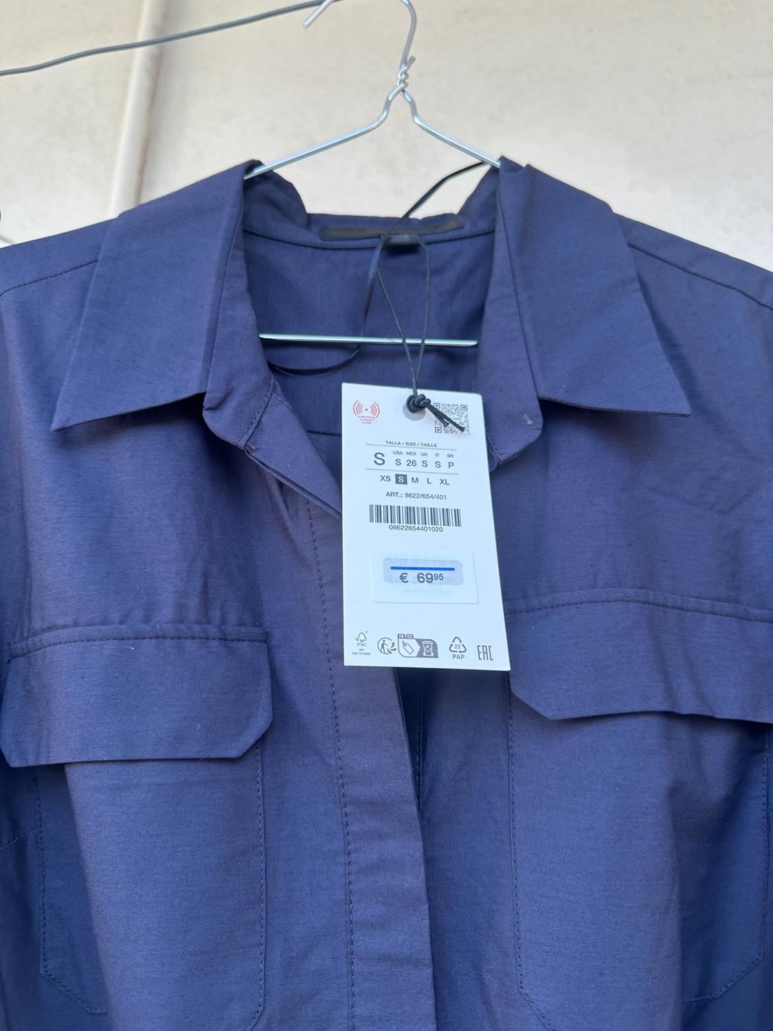 ZW COLLECTION POPLIN SHIRT DRESS - Image 4