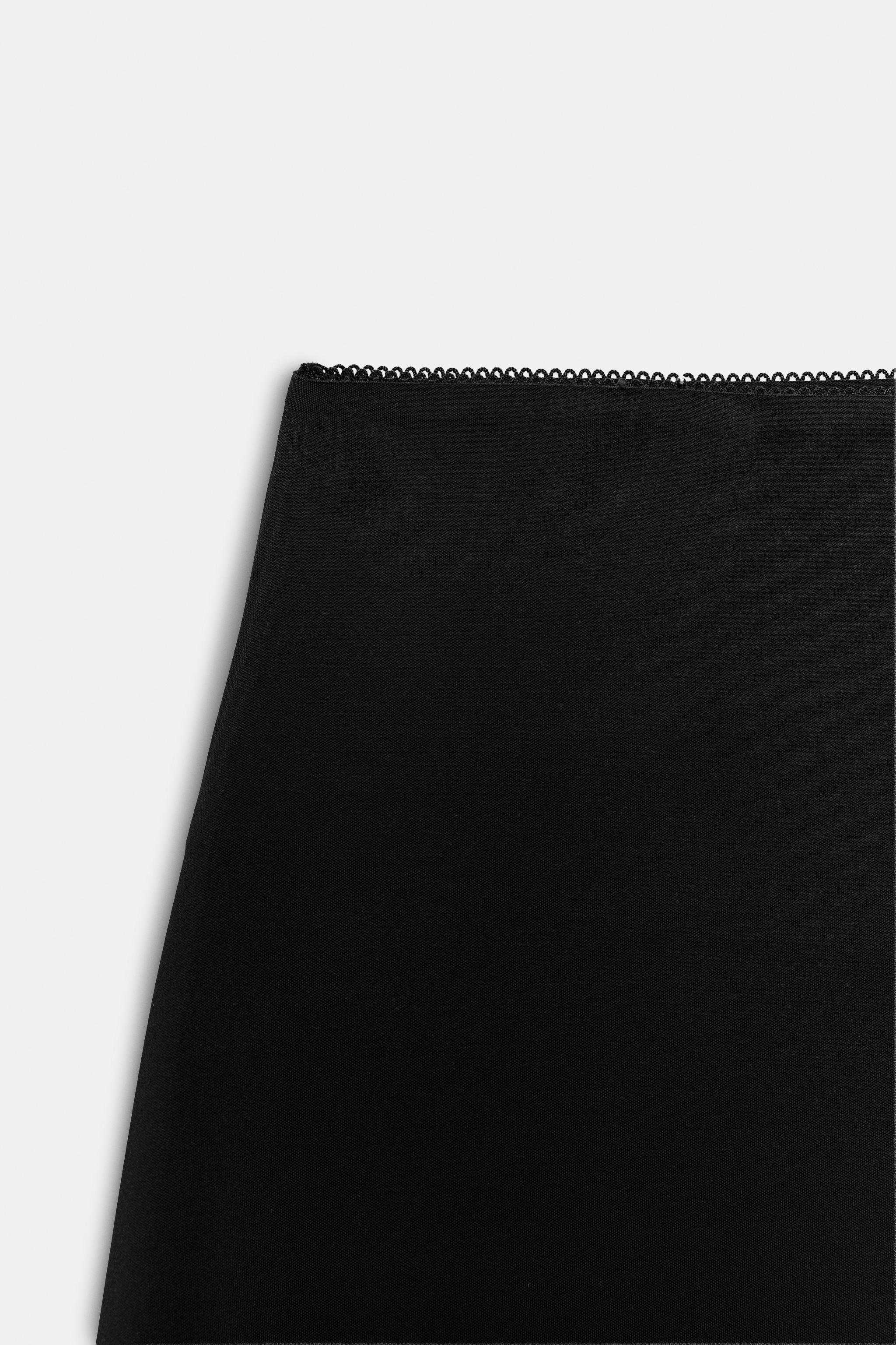 Женские брюки Zara POLYAMIDE CAPRI TROUSERS — фото 7