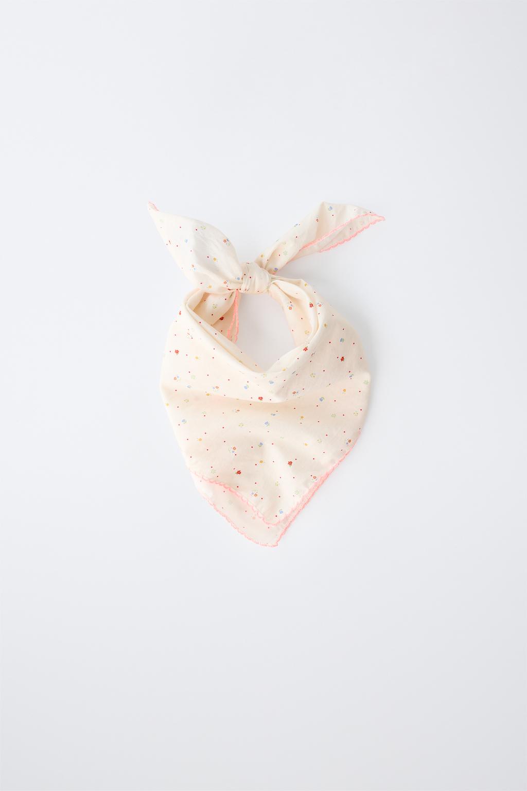 Zara Flüor çiçəkli bandana