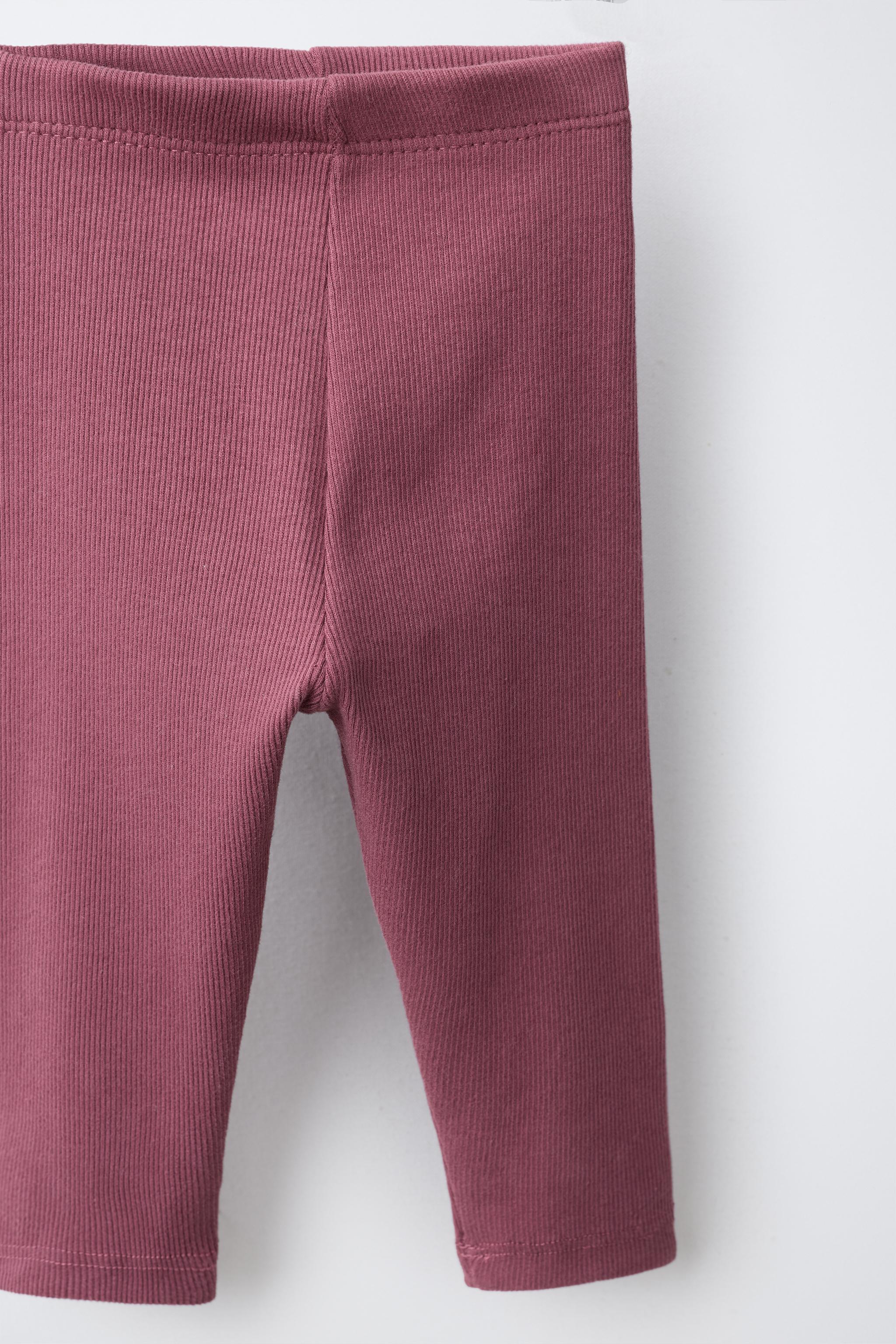 Детские свитеры Zara LABEL SWEATSHIRT AND PLAIN LEGGING SET — фото 6