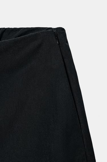 JUPE-CULOTTE - Noir de Zara - Image 7