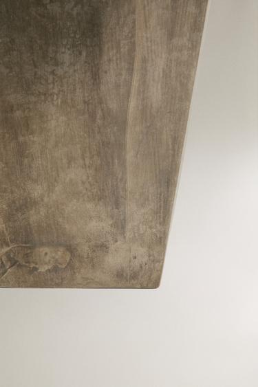 VASE MÉTAL VIEILLI - Gris de Zara - Image 2