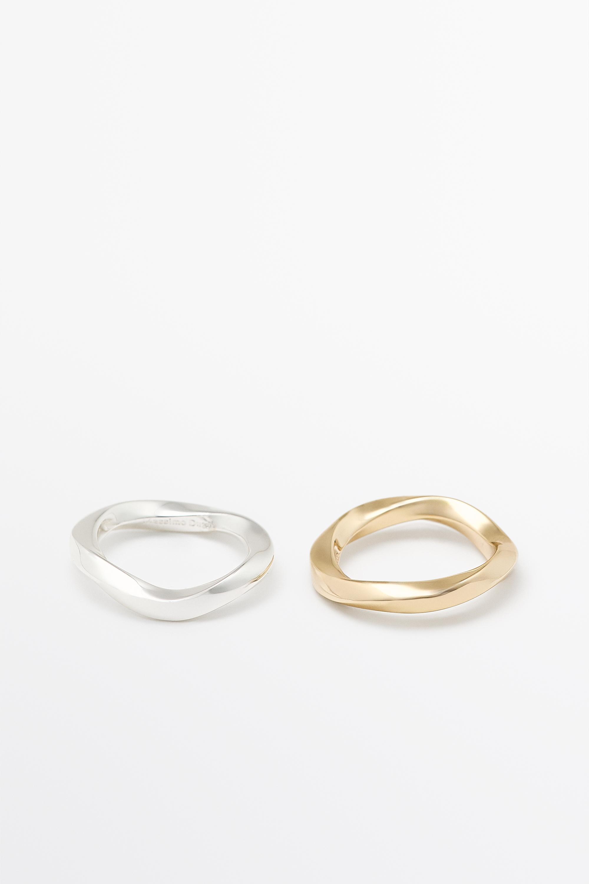 Irregular ring pack — Golden