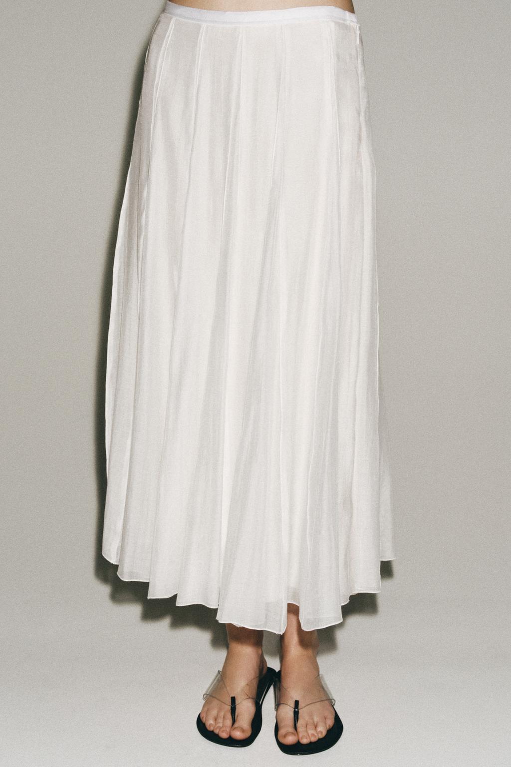 FLOWY COMBINATION SKIRT ZW COLLECTION - image 2
