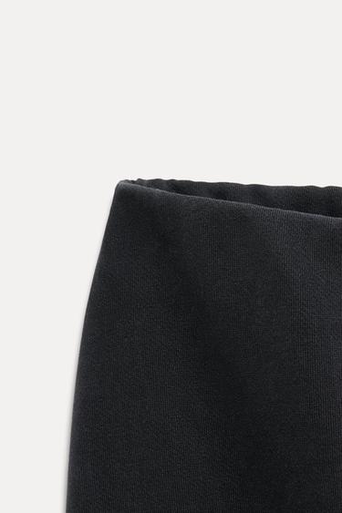 MIDIROCK AUS JERSEY - Graphit von Zara
