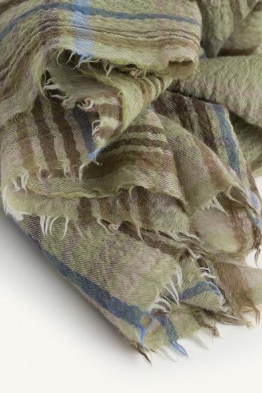 CACHECOL DE LÃ - Verde da Zara