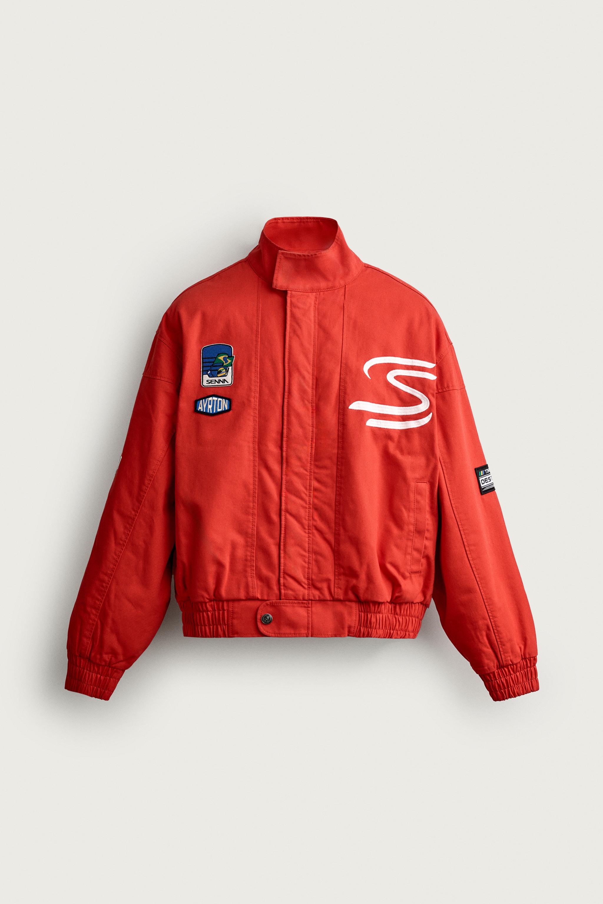CAZADORA ACOLCHADA PARCHES AYRTON SENNA © SENNA BRANDS