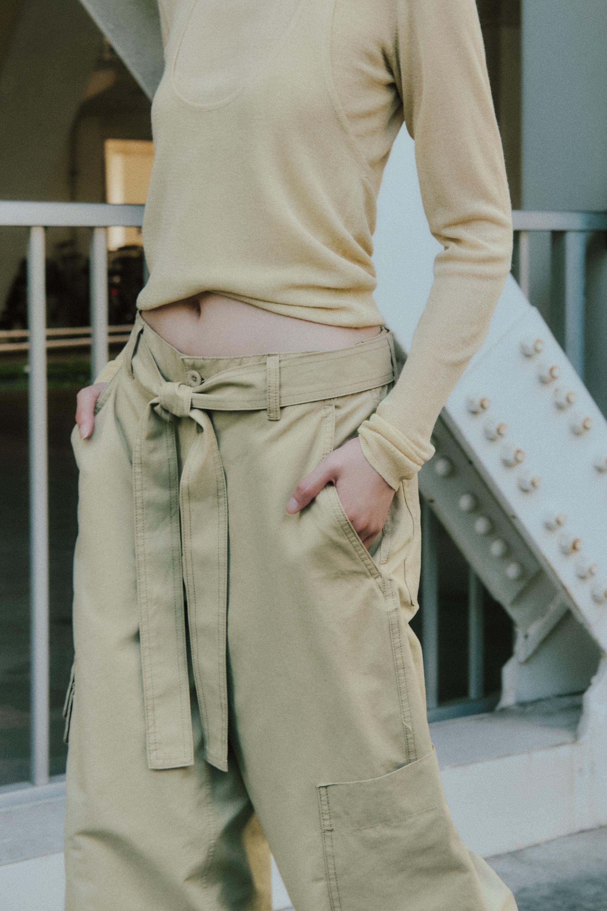 ZARA  フルレングス　カーゴパンツ カーゴパンツ - レディース | ZARA 日本
