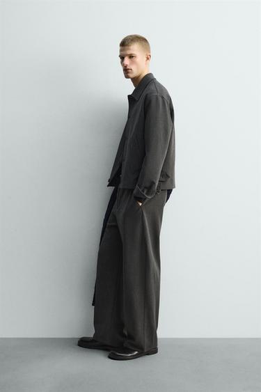 SURCHEMISE STRUCTURÉE - Gris foncé de Zara - Image 3