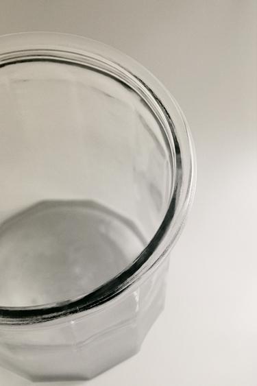 TRANSPARENT GLASS TEALIGHT HOLDER -  by Zara - Image 2