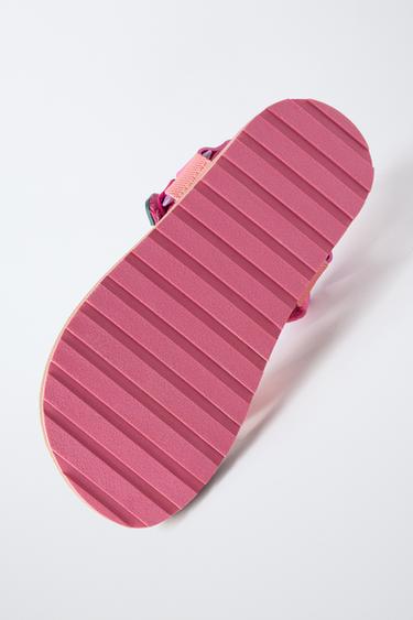 MULTI-COLOURED TECHNICAL SANDALS - Multicoloured by Zara - Image 6