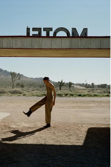 УКОРОЧЕННЫЙ ДЖИНСОВЫЙ ТОП Z1975 — Светлый желто-коричневый от Zara — изображение 0