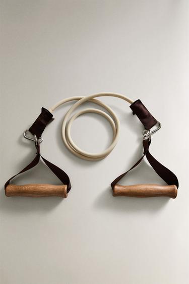 SANGLE DE SUSPENSION BOIS - Écru de Zara - Image 0