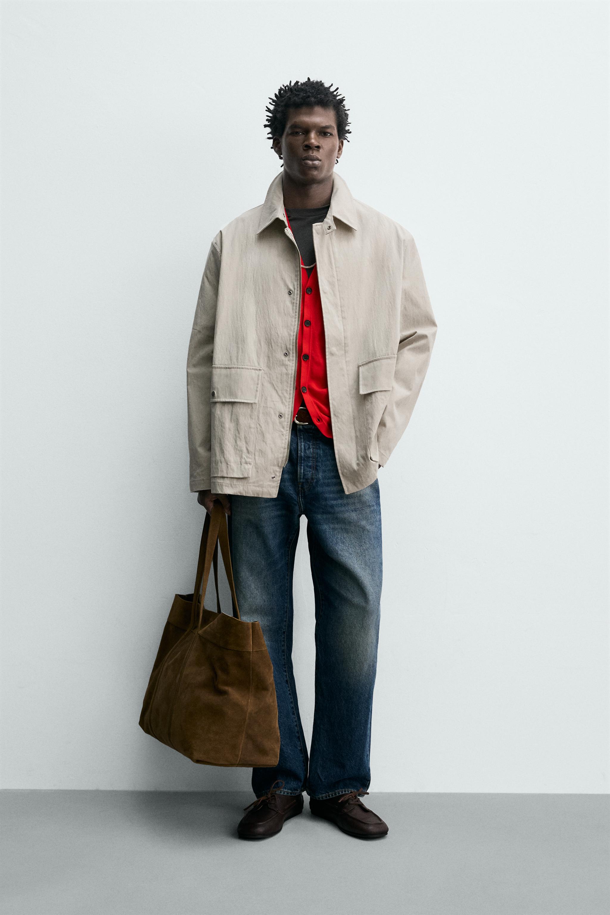 BLOUSON REGULAR FIT À POCHES