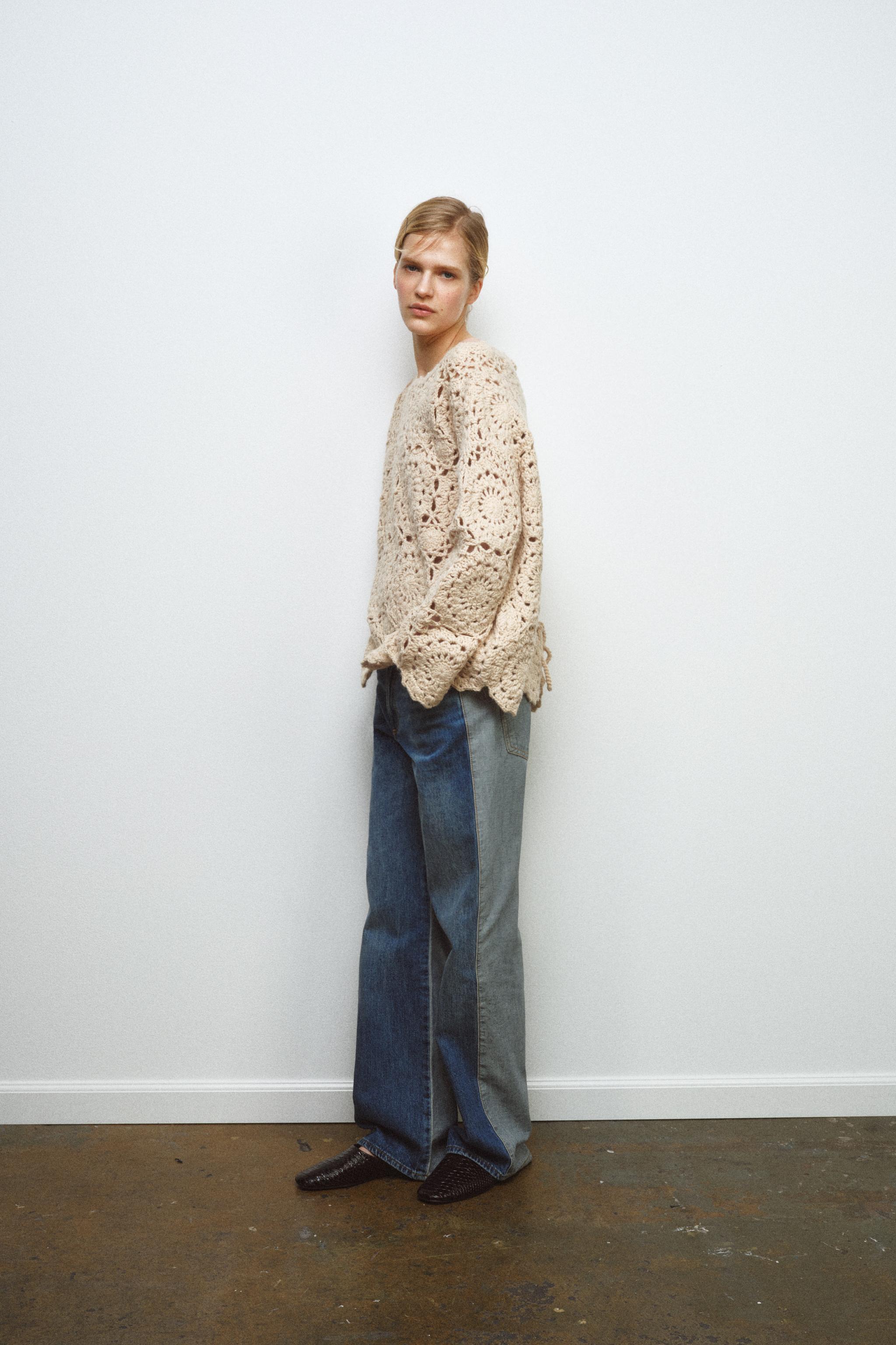 CROCHET KNIT JUMPER