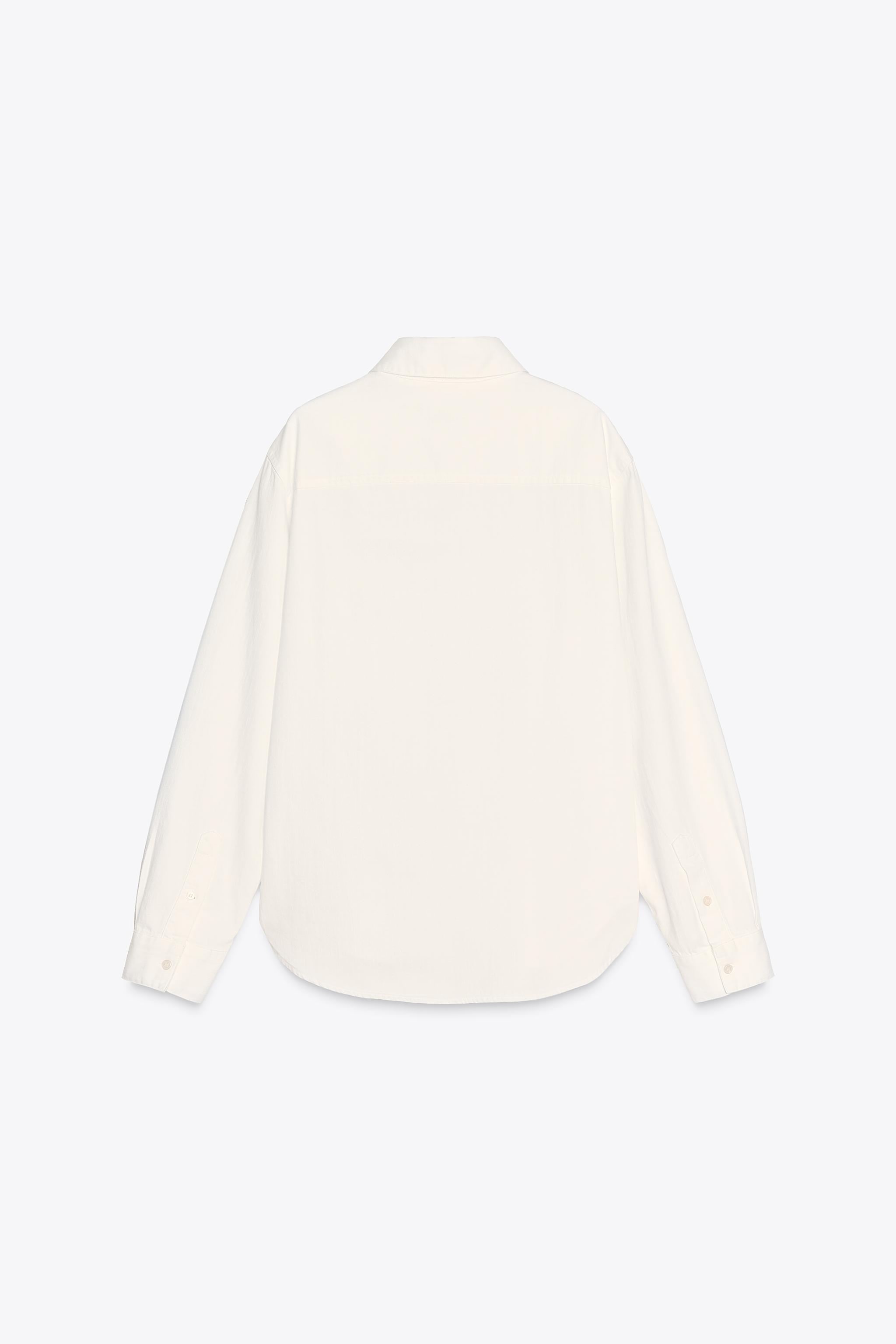 スペイン発送 ZARA ポケットTシャツ カジュアル ホワイト 最新作 スペイン発送 ZARA ポケットTシャツ カジュアル ホワイト 最新作