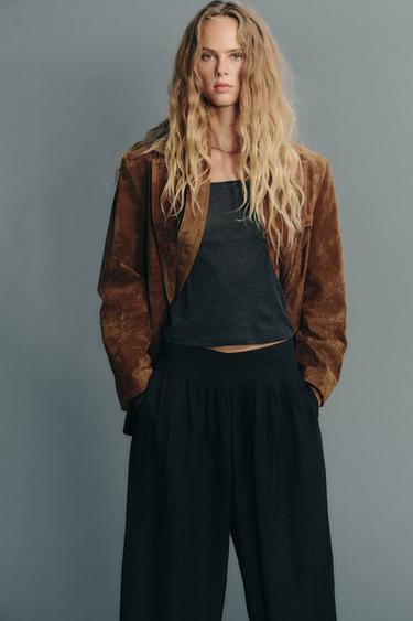FLOWING BALLOON TROUSERS - Black by Zara - Image 1