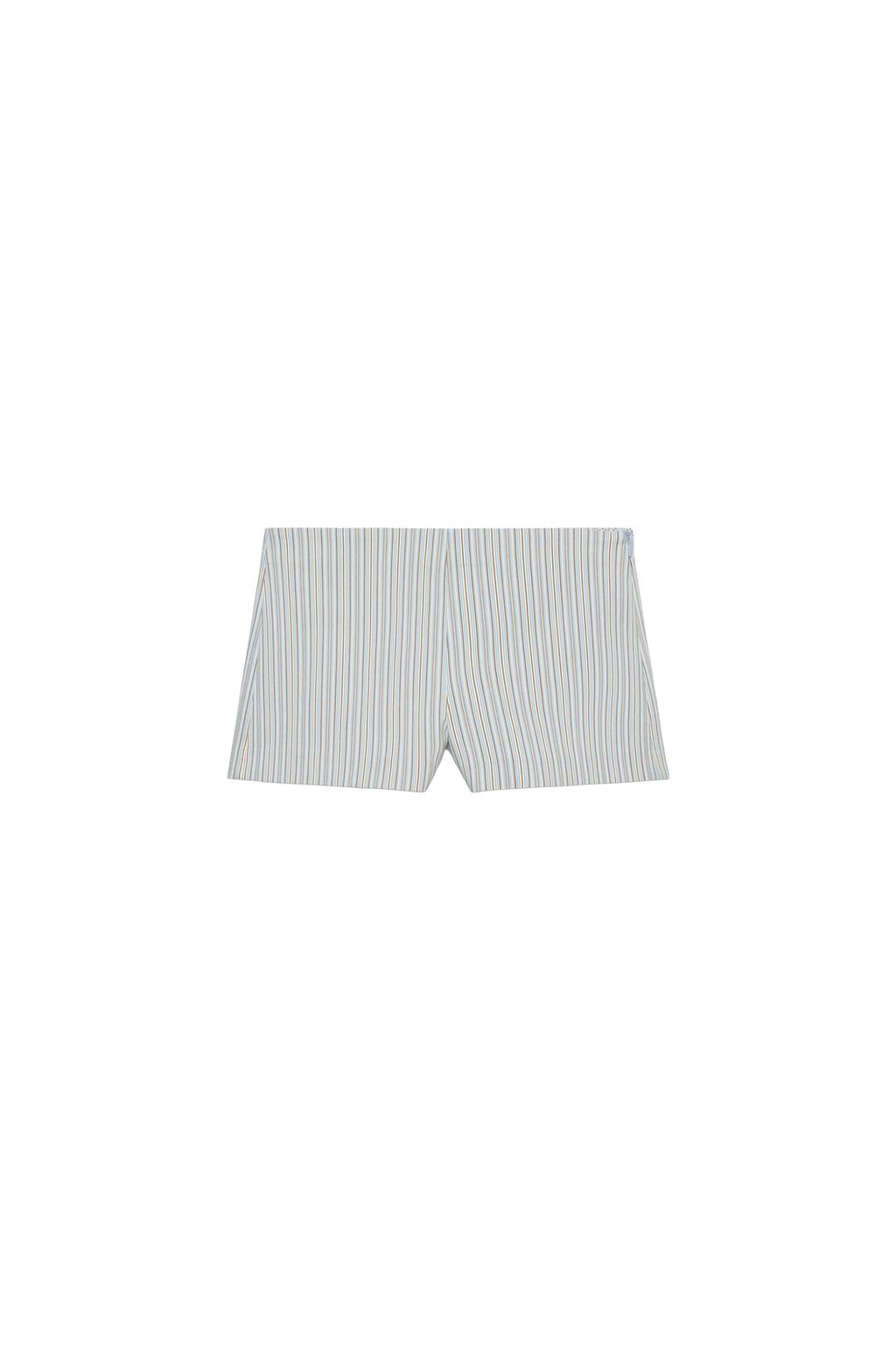 MINI STRIPED SHORTS