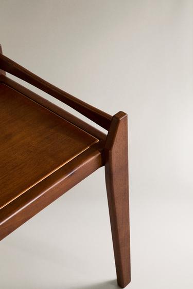 SMALL WOODEN BENCH - Brown by Zara - Image 2