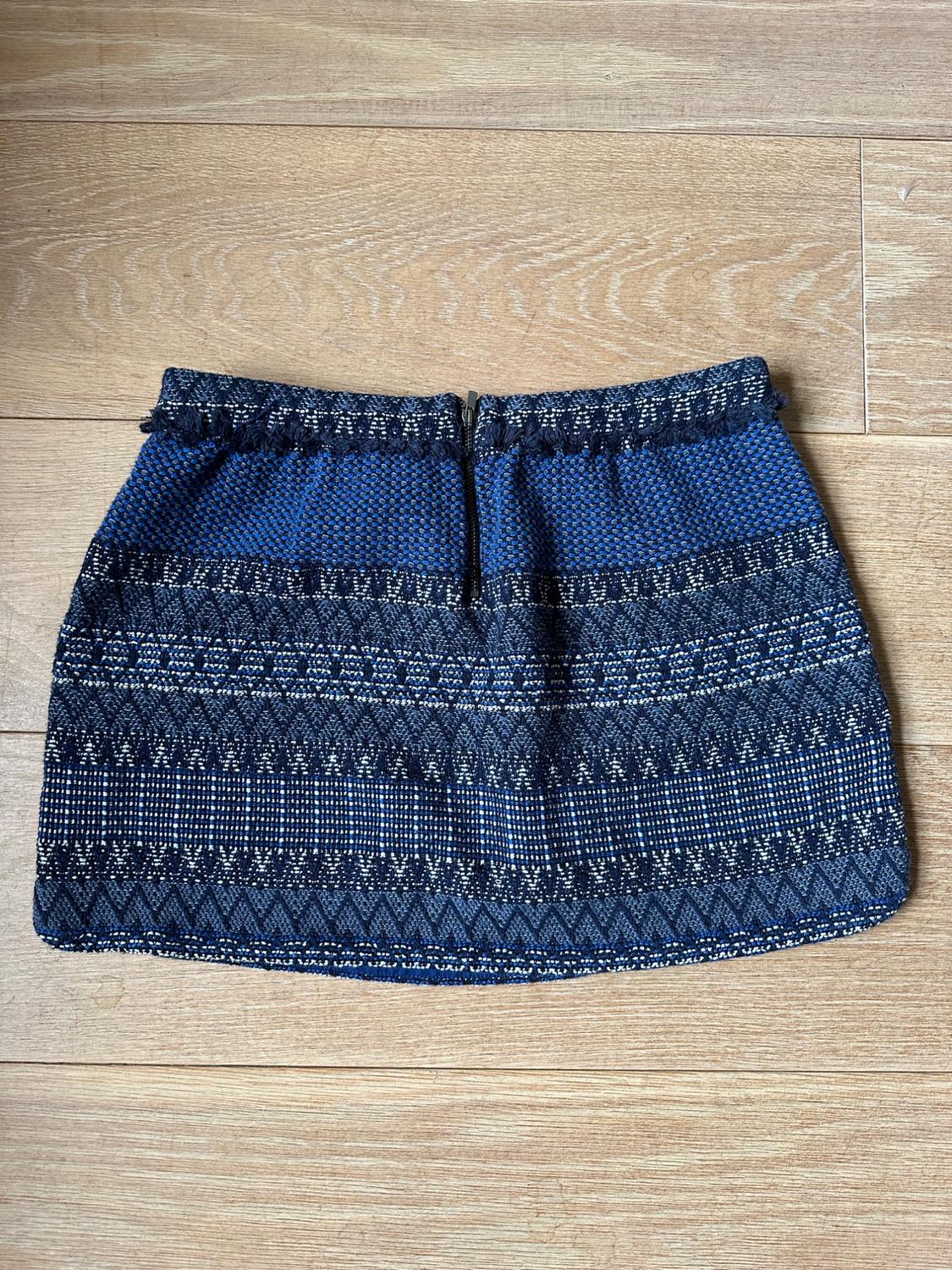 BLUE PRINT MINI SKIRT - Image 5