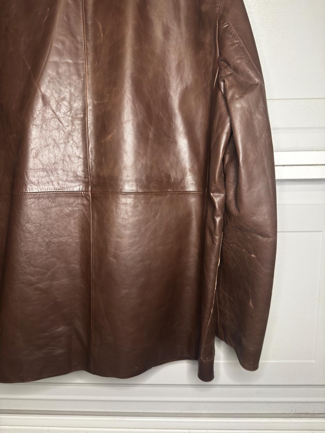 LIMITED EDITION LEATHER BLAZER - Image 7