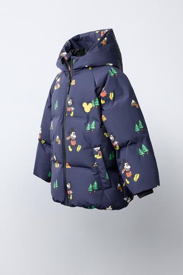 PLUMÍFERO CAPUCHA 50% PLUMA Y 50% PLUMÓN WATER REPELLENT MICKEY MOUSE © DISNEY - Marino de Zara