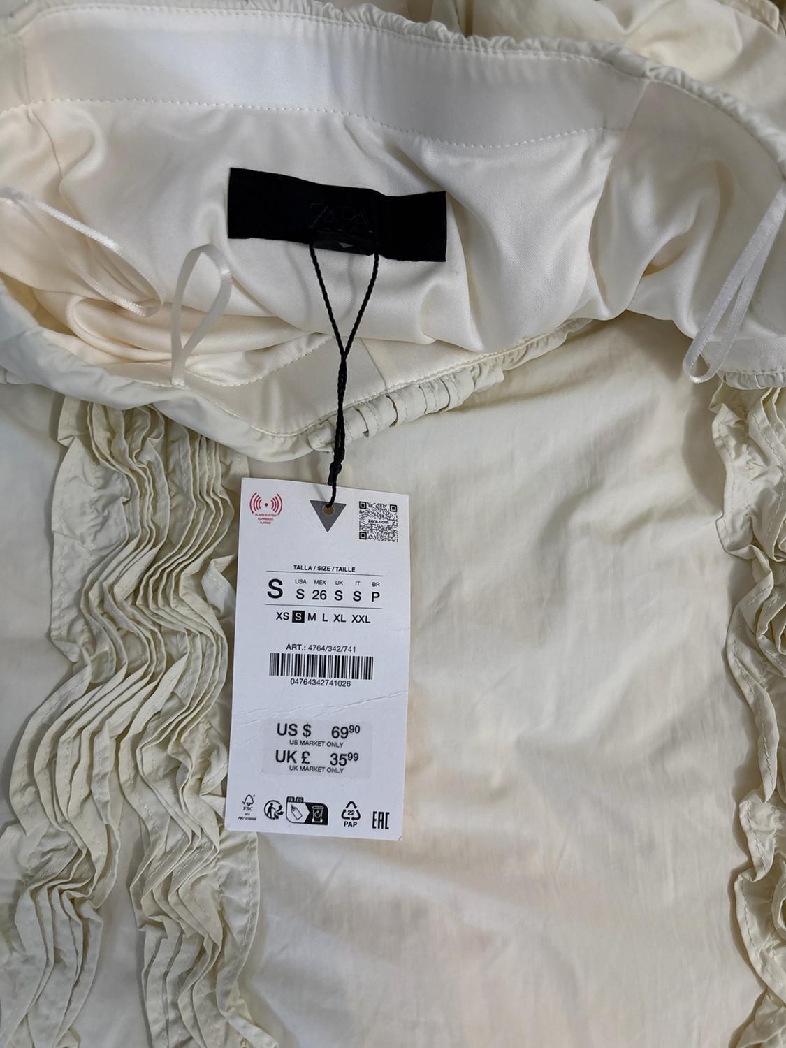 VESTIDO MIDI VOLANTES RELIEVE - Image 3