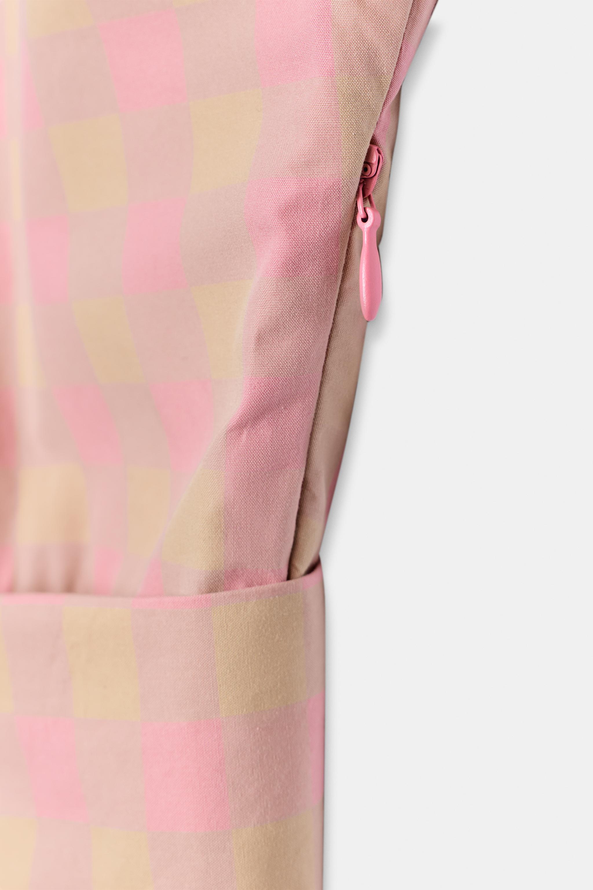 CHECK POPLIN DRESS ZW COLLECTION