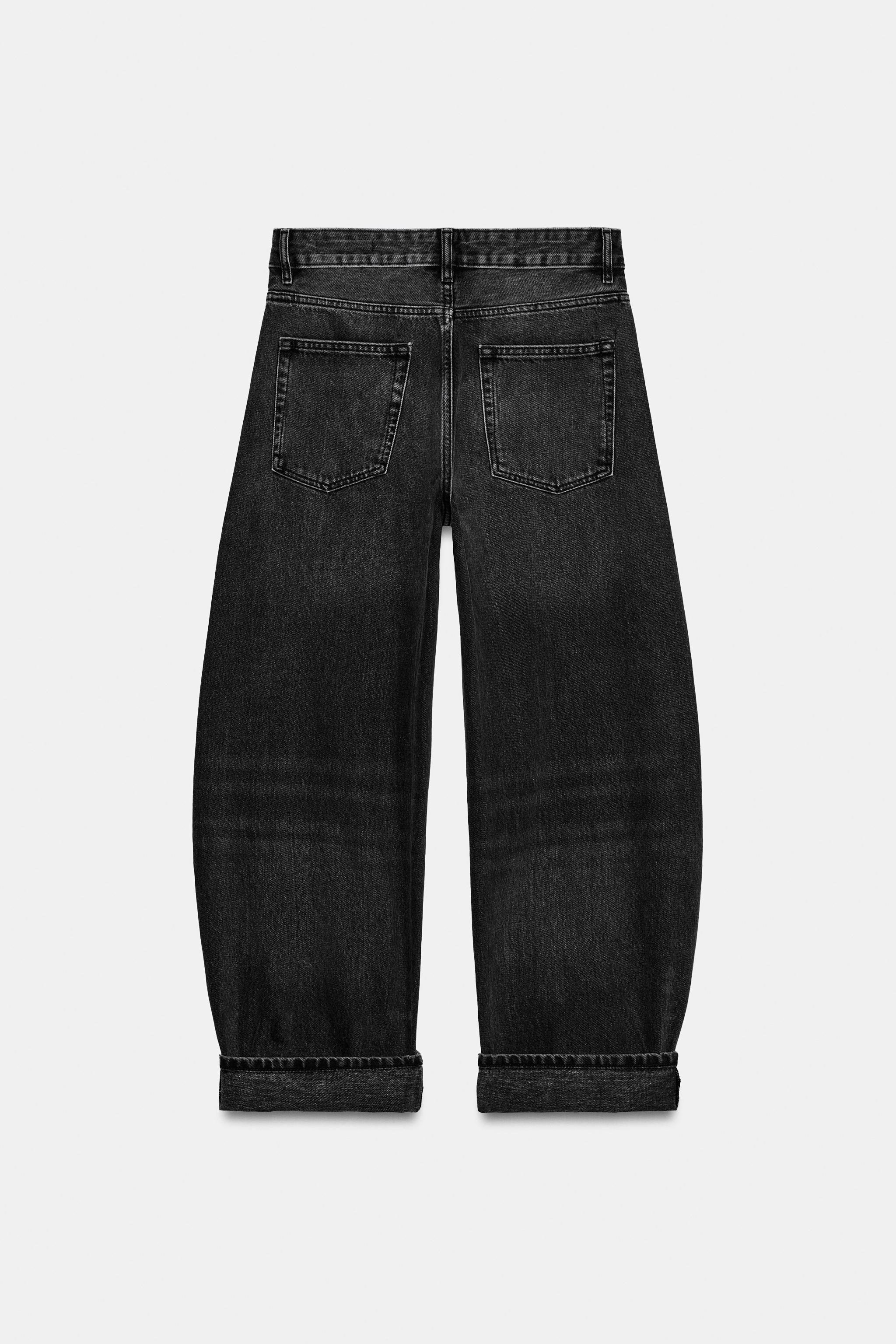 ZW COLLECTION MID-RISE CUFFED BALLOON JEANS